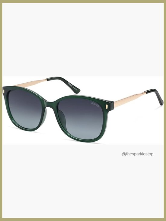 Classic Square Polarized Sunglasses Oversized Retro UV Protection main image 4